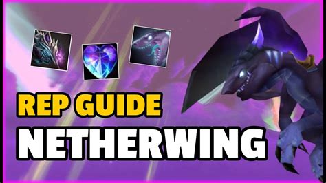 Netherwing rep guide - Tier C2 ("Free" Alternative): Trinket Skybreaker Whip (+10%, Quest Reward), gained by learning Epic Flying at level 70, becoming Honored with the Netherwing, and defeating all of their races in the sky and defeating the final quest, Dragonmaw Race: Captain Skyshatter (something a lot of players give up on due to the difficulty of beating the ...